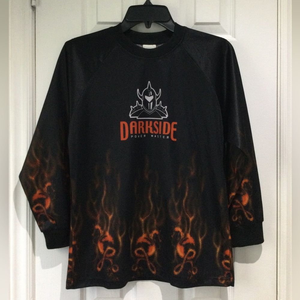 725 Originals Y2K Double Sided Darkside Black Long Sleeve Tee